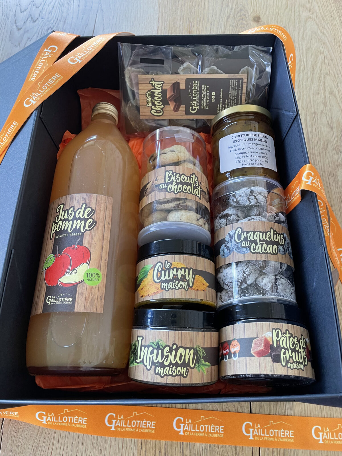 Coffret gourmand - Auberge la Gaillotière